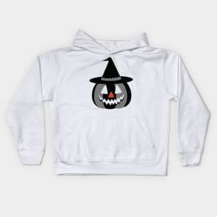 Scare crow pumpkin Kids Hoodie